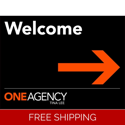 One Agency Welcome 60x45cm Sticker Set
